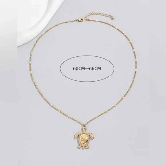 Turtle Pendant Necklace - Picture 5 of 5